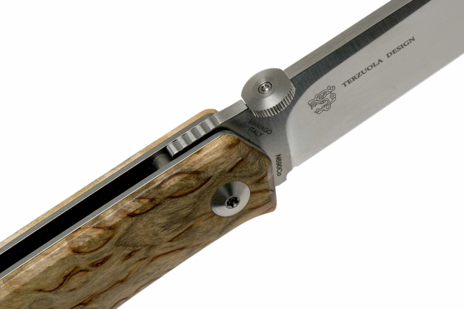 Fox Knives FX-525BE Curly Birch Couteau De Poche, Bob Terzuola Design 8 Fox Knives FX-525BE Curly Birch Couteau De Poche, Bob Terzuola Design – Image 6