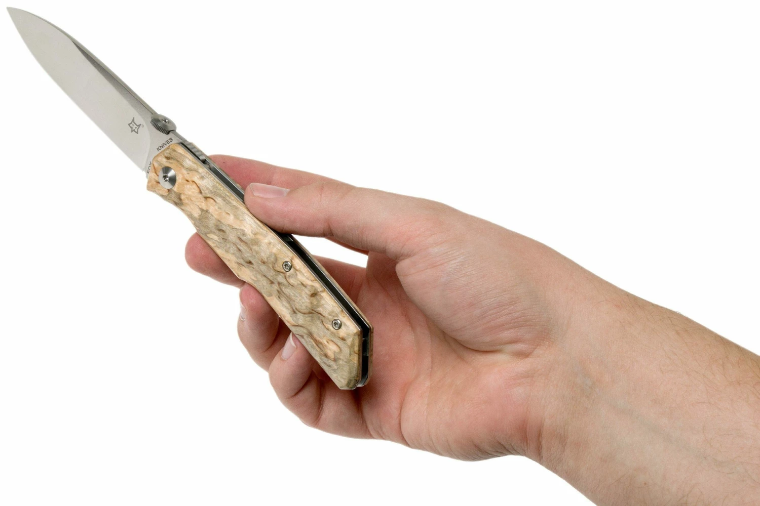 Fox Knives FX-525BE Curly Birch Couteau De Poche, Bob Terzuola Design 10 Fox Knives FX-525BE Curly Birch Couteau De Poche, Bob Terzuola Design – Image 8