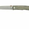 Fox Knives The Sicilian, Satin Green Micarta FX-525MI Couteau De Poche, Bob Terzuola Design -KNIVESANDTOOLS Magasin FOFX 525MI 01 fox