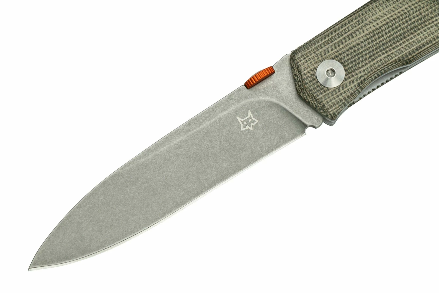 Fox Knives The Sicilian, Satin Green Micarta FX-525MI Couteau De Poche, Bob Terzuola Design 5 Fox Knives The Sicilian, Satin Green Micarta FX-525MI Couteau De Poche, Bob Terzuola Design – Image 3