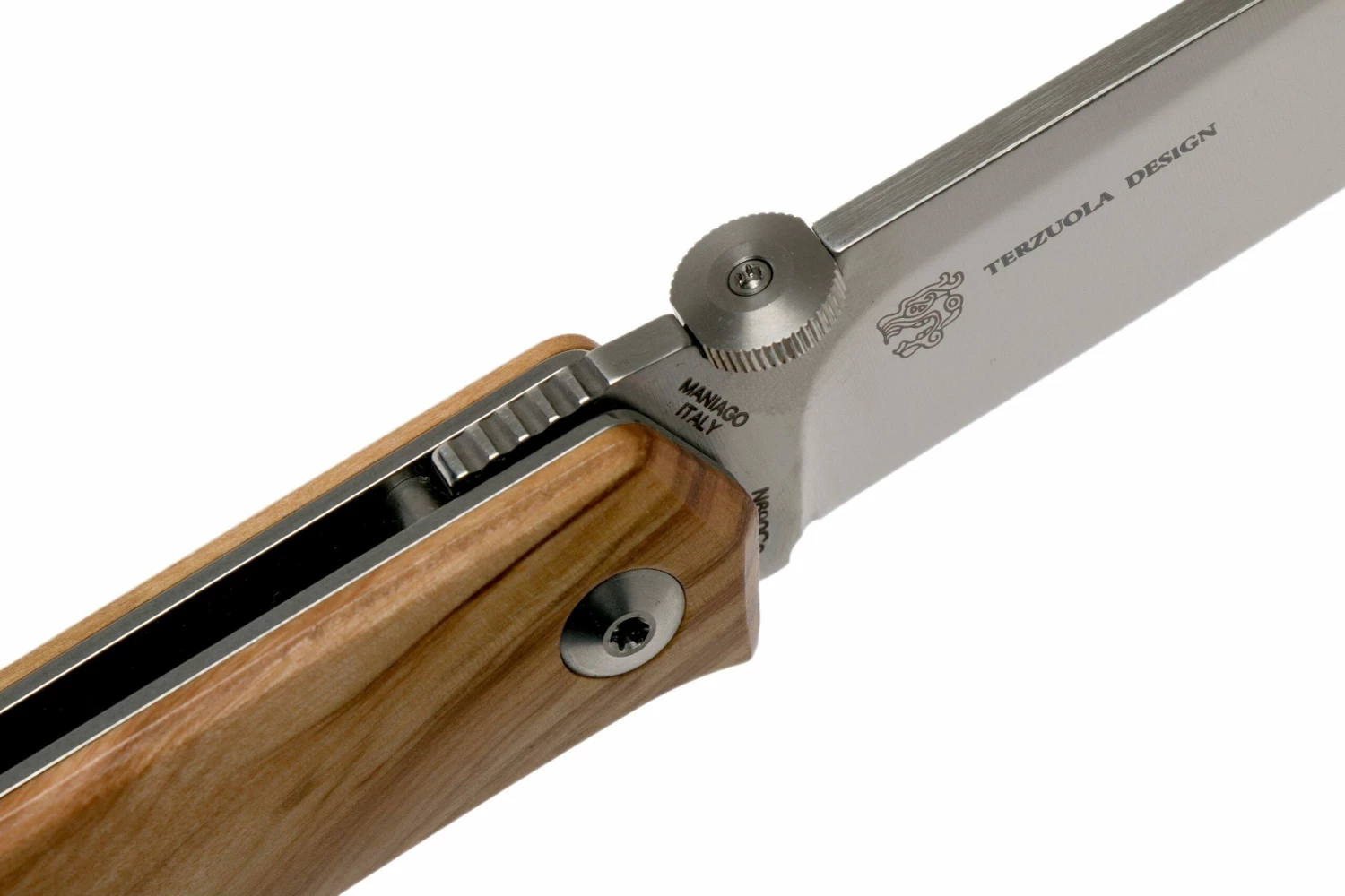 Fox Terzuola Folder FO FX-525OL Olive Couteau De Poche, Bob Terzuola Design 8 Fox Terzuola Folder FO FX-525OL Olive Couteau De Poche, Bob Terzuola Design – Image 6