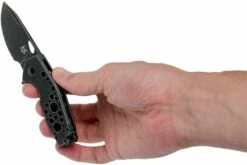 Fox Suru Alu Black FX-526ALB Couteau De Poche, Jesper Voxnaes Design -KNIVESANDTOOLS Magasin FOFX 526ALB 08 fox knives