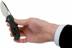 Fox Suru FX-526CFBL Blue, Carbon Fiber Couteau De Poche, Jesper Voxnaes Design -KNIVESANDTOOLS Magasin FOFX 526CFBL 08 fox knives