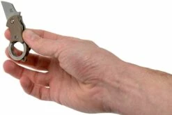 Fox Mini-TA FX-536CB Coyote Brown, Couteau De Poche Porte-clés -KNIVESANDTOOLS Magasin FOFX 536CB 06 fox knives