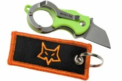 Fox Mini-TA FX-536G Green, Couteau De Poche Porte-clés -KNIVESANDTOOLS Magasin FOFX 536G 02 fox knives