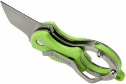 Fox Mini-TA FX-536G Green, Couteau De Poche Porte-clés -KNIVESANDTOOLS Magasin FOFX 536G 03 fox knives