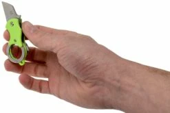 Fox Mini-TA FX-536G Green, Couteau De Poche Porte-clés -KNIVESANDTOOLS Magasin FOFX 536G 06 fox knives