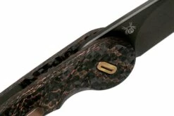 Fox Knives Radius FX-550 CFB Copper Carbonfiber Black Couteau De Poche -KNIVESANDTOOLS Magasin FOFX 550CFB 07 fox knives radius