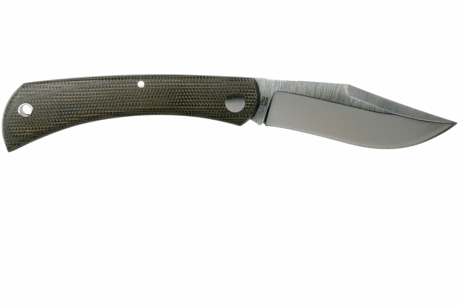 Fox Knives Libar FX-582 Green Canvas Micarta Couteau De Poche Slipjoint 4 Fox Knives Libar FX-582 Green Canvas Micarta Couteau De Poche Slipjoint – Image 2