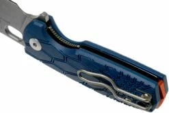 Fox Baby Core FX-608BL Blue Couteau De Poche, Jesper Voxnaes Design -KNIVESANDTOOLS Magasin FOFX 608BL 05 fox knives