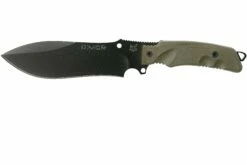 Fox Rimor Bushcraft FX-9CM07OD Black Couteau Outdoor