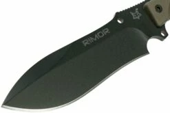 Fox Rimor Bushcraft FX-9CM07OD Black Couteau Outdoor -KNIVESANDTOOLS Magasin FOFX 9CM07OD 03 fox knives