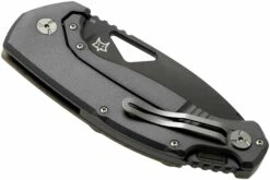 Fox El Capitan SK-02 PVD Summit Knife Co, Black PVD Couteau De Poche, Tommaso Rumici Design -KNIVESANDTOOLS Magasin FOSK 02PVD 04 fox knives