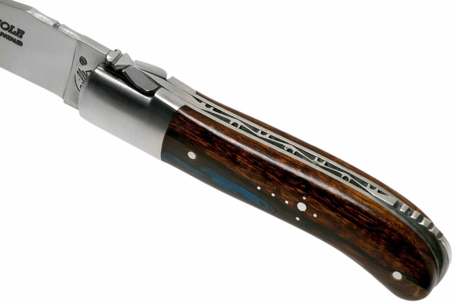 Fontenille Pataud Gentleman 10,5 Cm L8HBF Blue Hybrid Ironwood Couteau De Poche 9 Fontenille Pataud Gentleman 10,5 Cm L8HBF Blue Hybrid Ironwood Couteau De Poche – Image 7