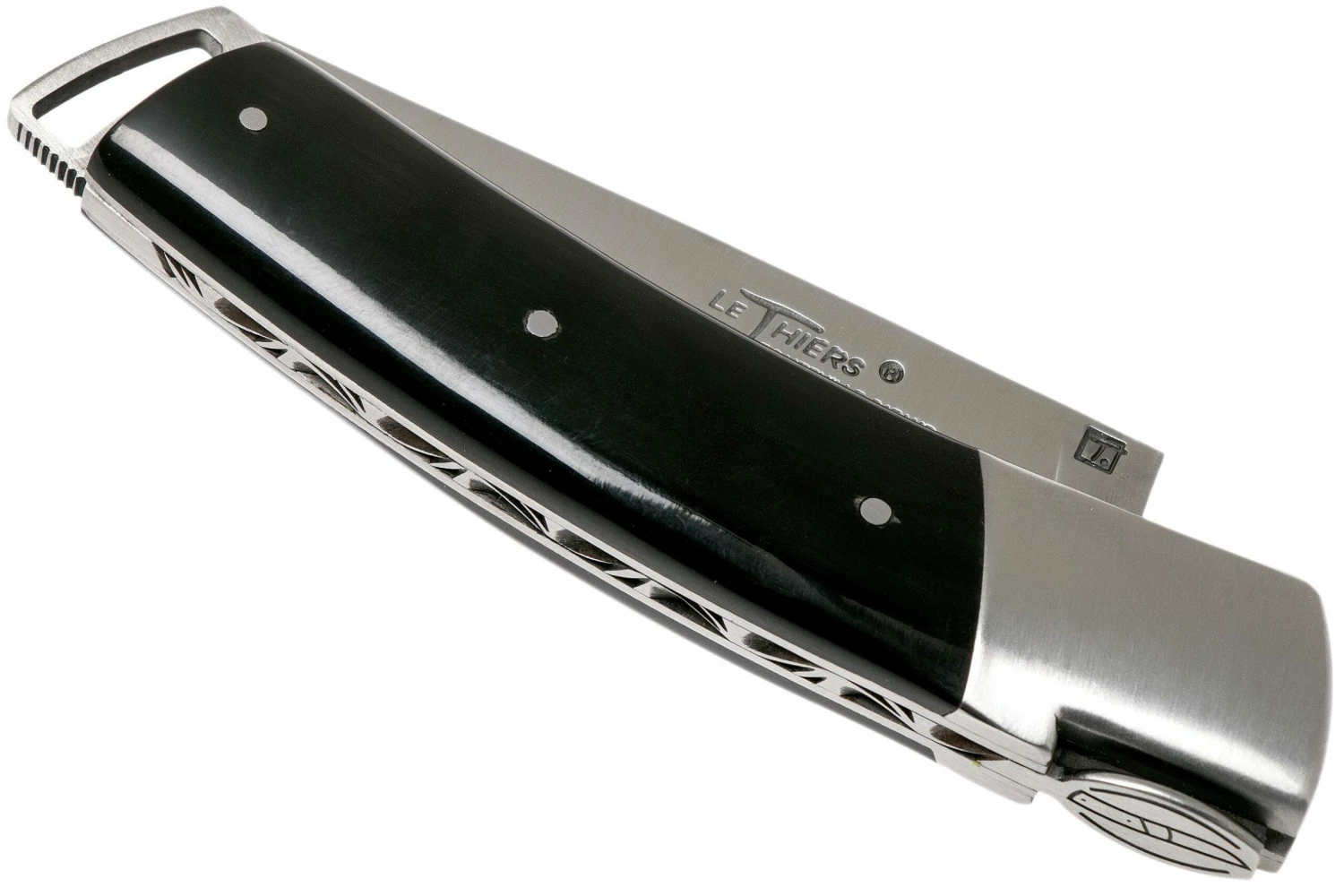 Le Thiers Gentleman Couteau De Poche Buffle Noir T9PCN Poli By Fontenille Pataud 6 Le Thiers Gentleman Couteau De Poche Buffle Noir T9PCN Poli By Fontenille Pataud – Image 4
