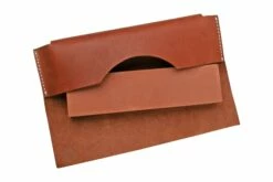 Helle Sharpening Stone L 300311 Pierre à Aiguiser Grain 360/1000, étui En Cuir -KNIVESANDTOOLS Magasin HE300311 05 helle