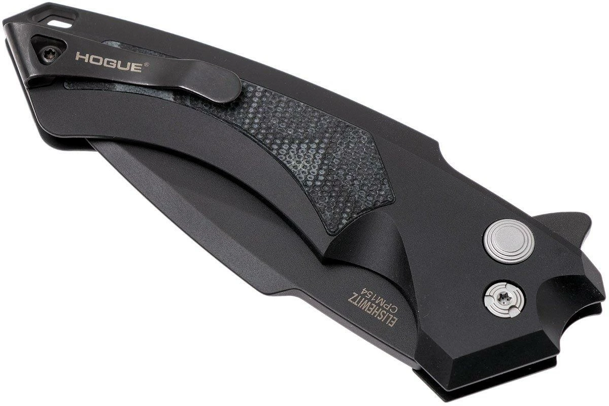 Hogue X5 4" Spearpoint 34559 Buttonlock Flipper Couteau Poche, Black Finish 10 Hogue X5 4" Spearpoint 34559 Buttonlock Flipper Couteau Poche, Black Finish – Image 8