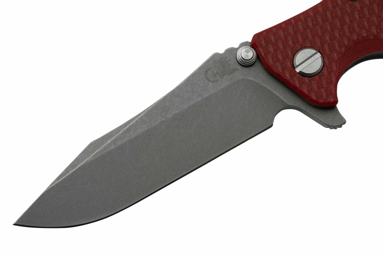 Rick Hinderer Eklipse 3.5” Spearpoint S45VN, Working Finish, Red G10, Couteau De Poche 5 Rick Hinderer Eklipse 3.5” Spearpoint S45VN, Working Finish, Red G10, Couteau De Poche – Image 3