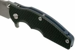 Rick Hinderer Jurassic Slicer Battle Blue Black G10 CPM 20CV Couteau De Poche -KNIVESANDTOOLS Magasin HRK JU SL BB BK 07 rick hinderer knives