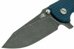 Rick Hinderer Jurassic Slicer Battle Black, Blue/Black G10 CPM 20CV Couteau De Poche 11 Rick Hinderer Jurassic Slicer Battle Black, Blue/Black G10 CPM 20CV Couteau De Poche -KNIVESANDTOOLS Magasin HRK JU SL BBL BB 03 rick hinderer knives