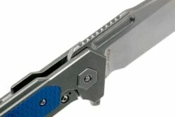 Rick Hinderer Fulltrack Spearpoint 20CV Blue G10 Couteau De Poche -KNIVESANDTOOLS Magasin HRK K208TSTGS00 BL 08 rick hinderer knives