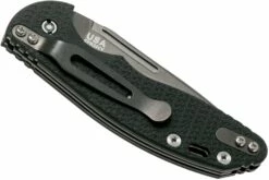 Rick Hinderer XM Slippy 3" Slicer 20CV Black DLC, Black G10 Slipjoint, Couteau De Poche -KNIVESANDTOOLS Magasin HRK SLIPPYBL SLI BK 04 rick hinderer knives