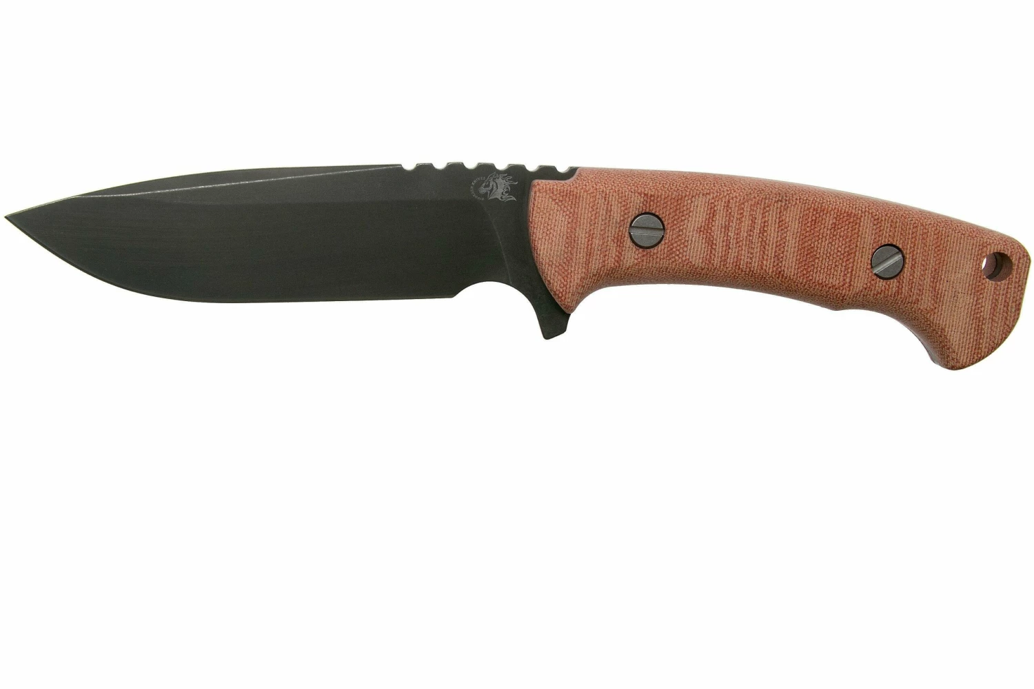 Rick Hinderer Ranch Drop Spanto Battle Black, Red Micarta Couteau De Survie 3 Rick Hinderer Ranch Drop Spanto Battle Black, Red Micarta Couteau De Survie
