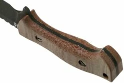 Rick Hinderer Ranch Harpoon Spanto Black DLC Natural Micarta Couteau De Survie -KNIVESANDTOOLS Magasin HRK TRH SPSWBK NM 04 rick hinderer knives