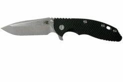 Rick Hinderer XM-18 3.5" Spanto 20CV, Blue Stonewash, Black G10 Couteau De Poche