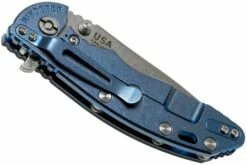 Rick Hinderer XM-18 3.5" Spanto 20CV, Blue Stonewash, Black G10 Couteau De Poche -KNIVESANDTOOLS Magasin HRK XM18 35 BK SPSB 04 rick hinderer knives