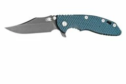 Rick Hinderer XM-18 3.5 Bowie 20CV Battle Bronze, Dark Green-Black G10 Couteau De Poche