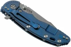 Rick Hinderer XM-18 3.5" Skinny Harpoon Spanto Battle Blue, Blue-Black G10 Couteau De Poche -KNIVESANDTOOLS Magasin HRK XM1835 SHP BB BB 04 rick hinderer knives