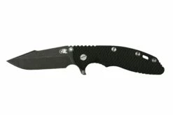 Rick Hinderer XM-18 3.5” Skinny Harpoon Spanto, Battle Black, Black G10, Couteau De Poche
