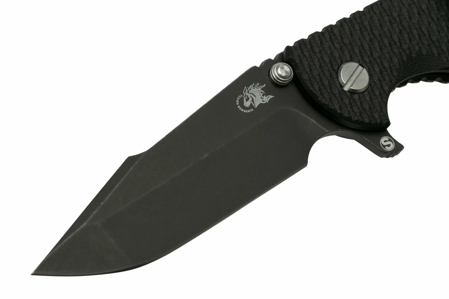 Rick Hinderer XM-18 3.5” Skinny Harpoon Spanto, Battle Black, Black G10, Couteau De Poche 5 Rick Hinderer XM-18 3.5” Skinny Harpoon Spanto, Battle Black, Black G10, Couteau De Poche – Image 3