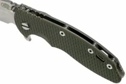 Rick Hinderer XM-18 3.5" Skinny Harpoon Spanto Stonewash, OD Green G10 Couteau De Poche -KNIVESANDTOOLS Magasin HRK XM1835 SHP SW OD 07 rick hinderer knives