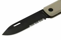 The James Brand The Ellis Slim, Coyote Tan G10, Black, Serrated, KKN125195-01, Couteau De Poche -KNIVESANDTOOLS Magasin JAKKN125195 01 03 jamesbrand