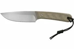 The James Brand The Hell Gap Stainless + Od Green Micarta, Couteau Fixe