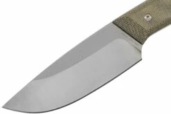 The James Brand The Hell Gap Stainless + Od Green Micarta, Couteau Fixe -KNIVESANDTOOLS Magasin JAKN107127 03 the james brand
