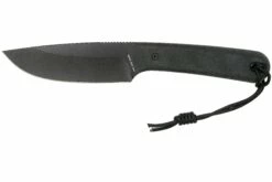 The James Brand The Hell Gap Black + Black Micarta Couteau Fixe