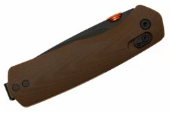 The James Brand The Carter, Orange Brown G10 + Black , KN108192-00, Couteau De Poche -KNIVESANDTOOLS Magasin JAKN108192 00 07 jamesbrand