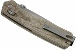 The James Brand The Carter XL, OD Green Micarta, Stainless Couteau De Poche JAKN116127-00 -KNIVESANDTOOLS Magasin JAKN116127 00 04 the james brand