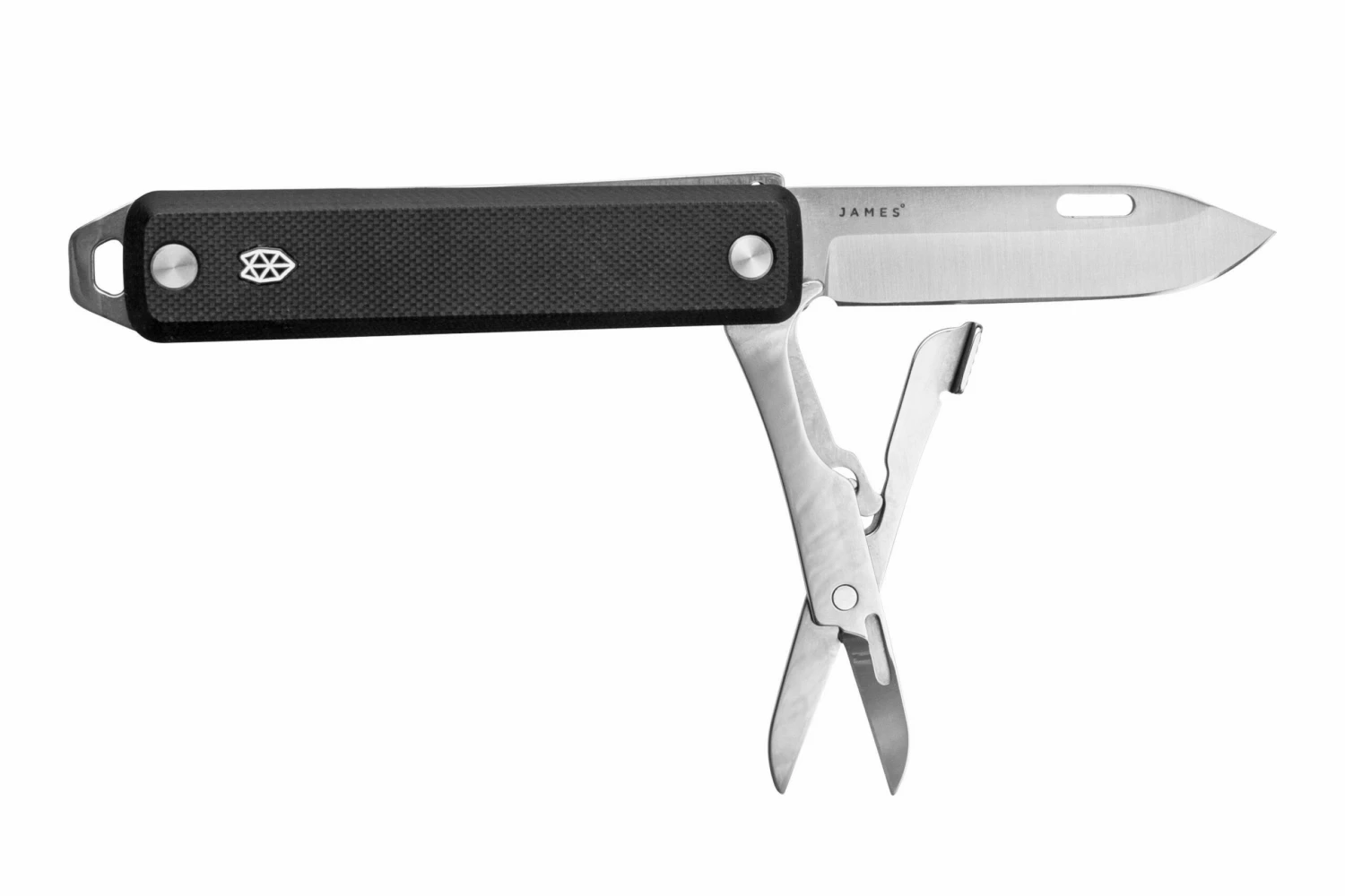 The James Brand The Ellis Scissors Black G10 Stainless KN119101-00 Couteau De Poche 3 The James Brand The Ellis Scissors Black G10 Stainless KN119101-00 Couteau De Poche