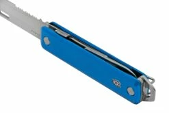 The James Brand The Ellis Scissors, Cerulean, Aluminum Serrated, Couteau De Poche -KNIVESANDTOOLS Magasin JAKN119102 01 04 jamesbrand