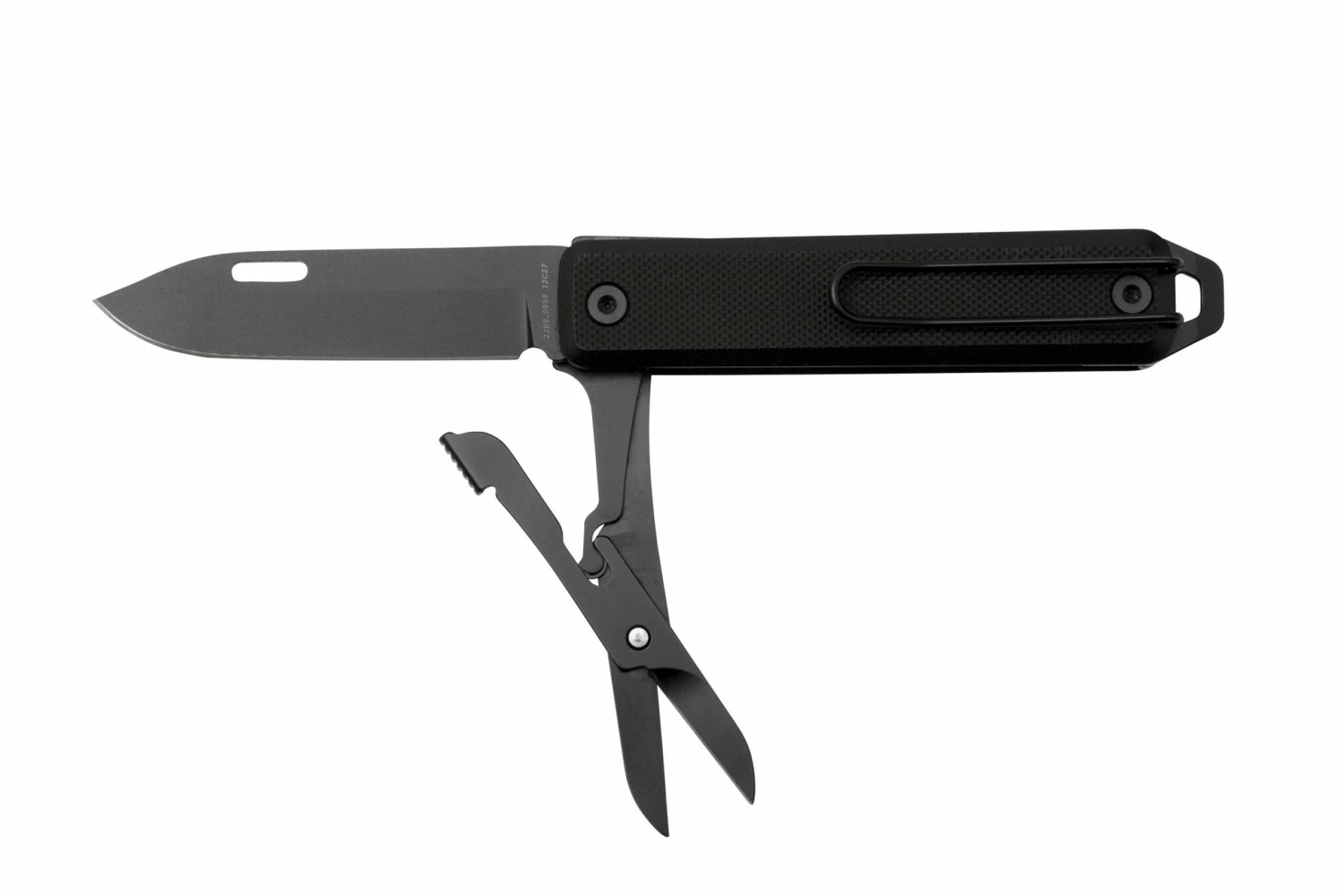 The James Brand The Ellis Scissors KN119113-00 Black G10, Straight Stainless, Couteau De Poche 4 The James Brand The Ellis Scissors KN119113-00 Black G10, Straight Stainless, Couteau De Poche – Image 2