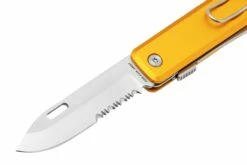 The James Brand The Ellis Scissors, Canary, Aluminum Serrated, Couteau De Poche -KNIVESANDTOOLS Magasin JAKN119130 01 03 jamesbrand