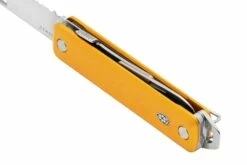 The James Brand The Ellis Scissors, Canary, Aluminum Serrated, Couteau De Poche -KNIVESANDTOOLS Magasin JAKN119130 01 04 jamesbrand