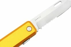 The James Brand The Ellis Scissors, Canary, Aluminum Serrated, Couteau De Poche -KNIVESANDTOOLS Magasin JAKN119130 01 05 jamesbrand