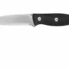 J.E. Made BushCraft ScandiGrind, Black Micarta Couteau De Bushcraft -KNIVESANDTOOLS Magasin JM BU SG SW 01 jemade