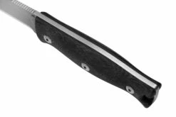 J.E. Made BushCraft ScandiGrind, Black Micarta Couteau De Bushcraft -KNIVESANDTOOLS Magasin JM BU SG SW 05 jemade