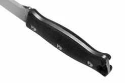 J.E. Made BushCraft ScandiGrind, Black Micarta Couteau De Bushcraft -KNIVESANDTOOLS Magasin JM BU SG SW 06 jemade